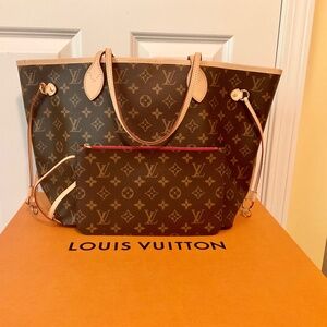 Louis Vuitton Monogram Neverfull MM w/pochette